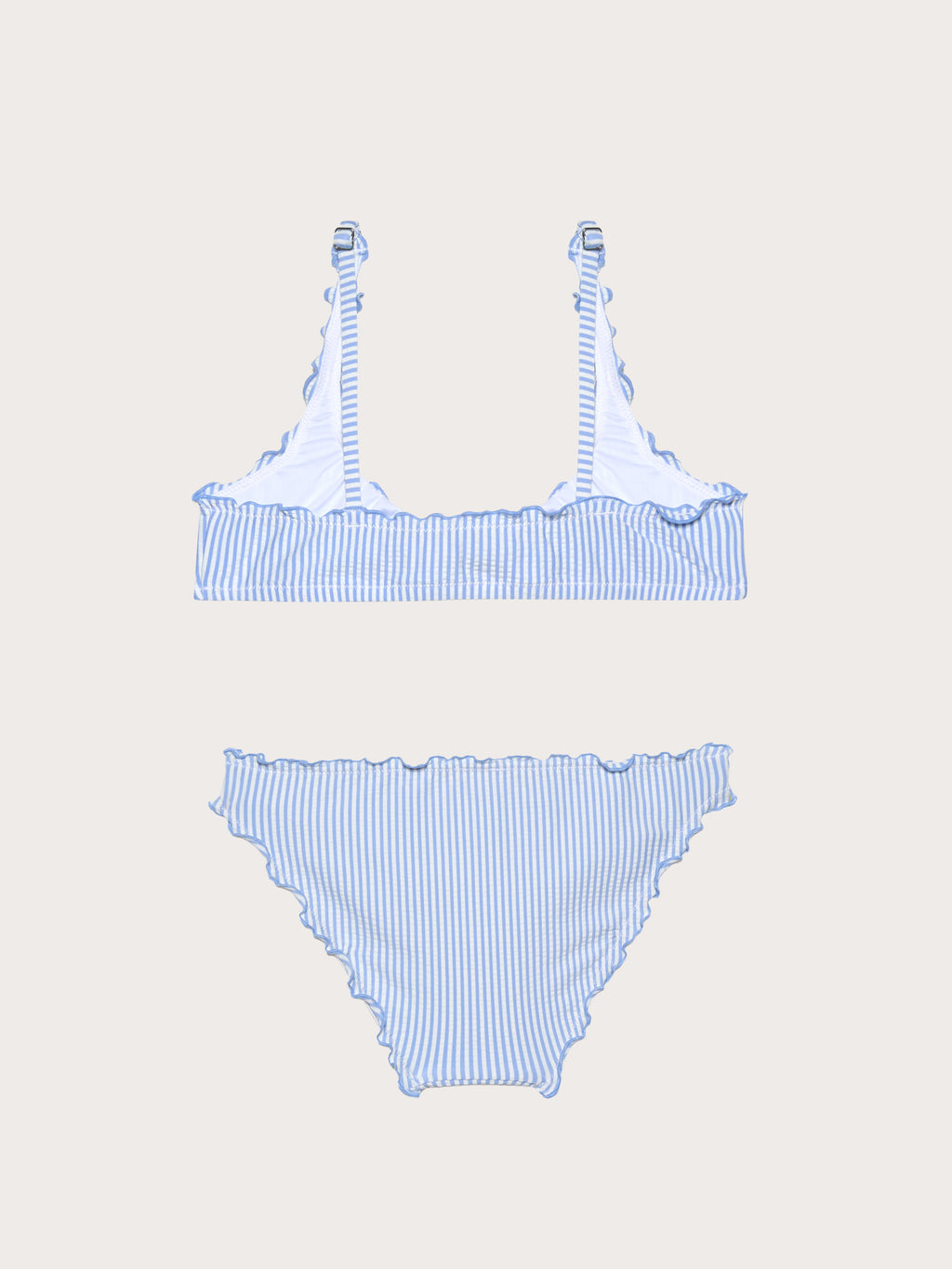 Seersucker - Brassiere bikini+briefs