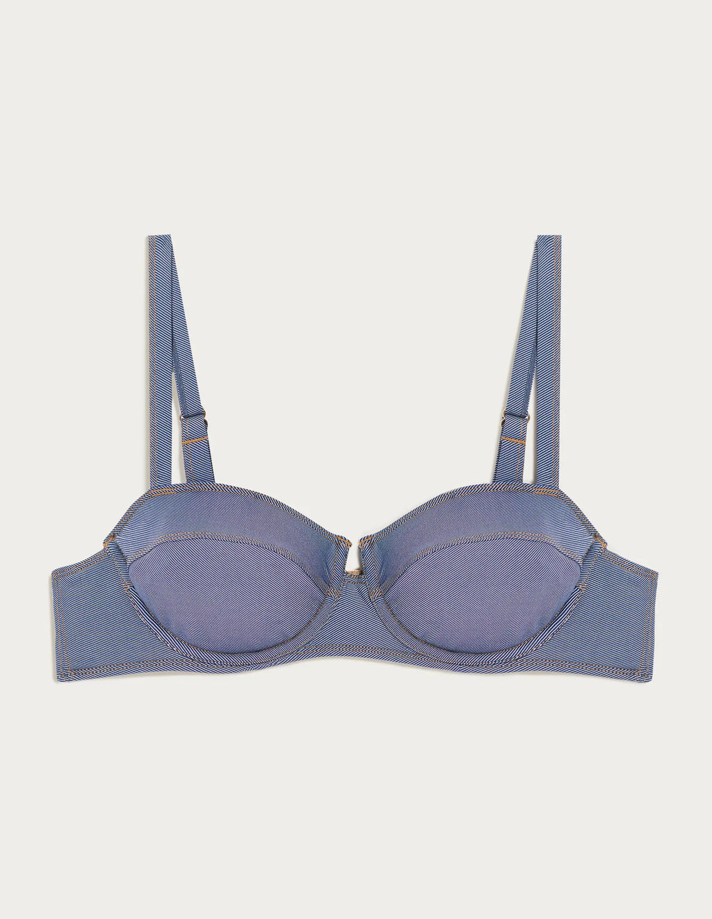 Denim - Balkonet bikini grudnjak