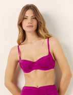 Drapery - Padded balconette bikini bra