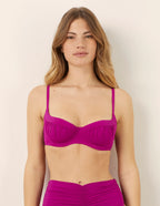 Drapery - Padded balconette bikini bra