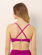 Drapery - Padded balconette bikini bra