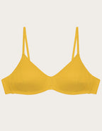 Textured - Padded bralette bikini bra