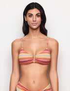 Stripes - Postavljeni bralet bikini grudnjak