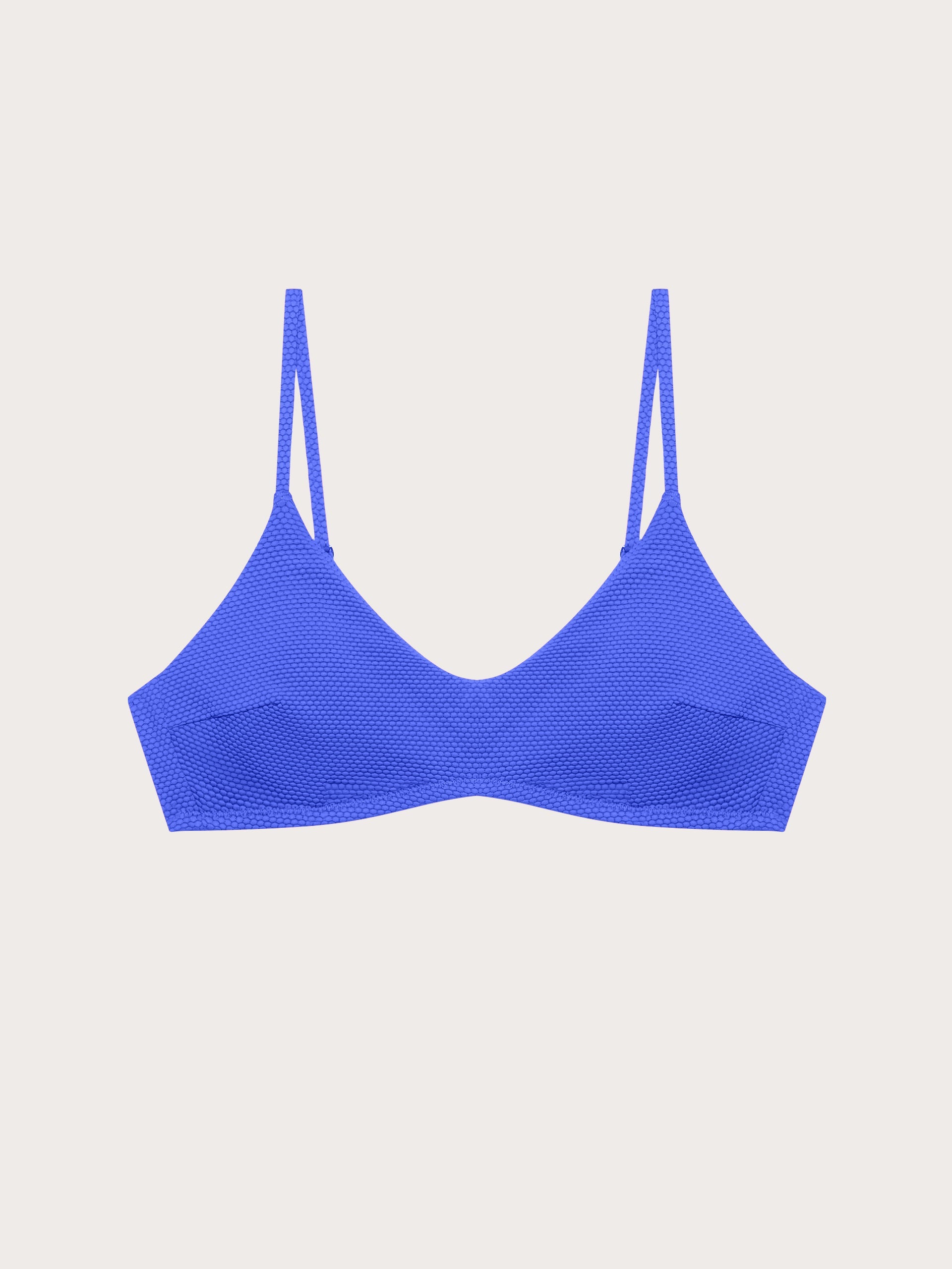 Textured - Padded bralette bikini br