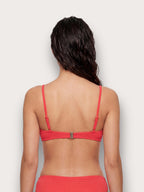 Textured - Padded bralette bikini br