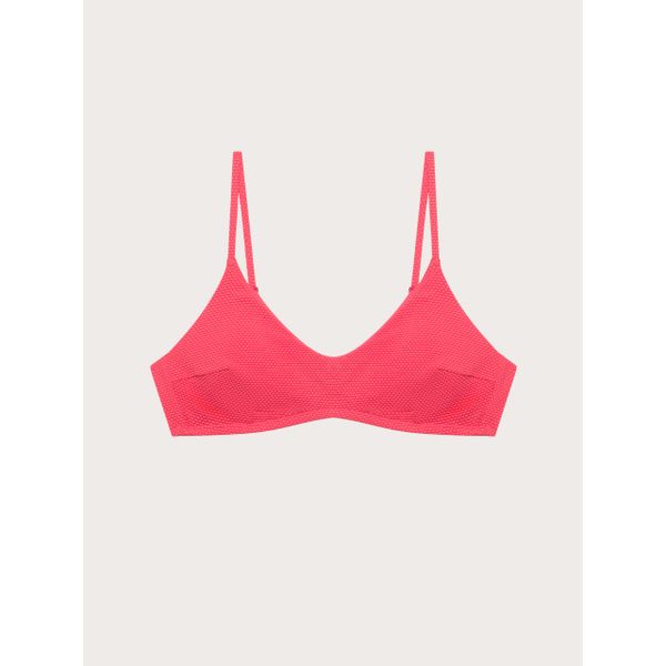 Textured - Padded bralette bikini br
