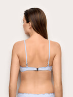 Seersucker - Padded bralette bikini b