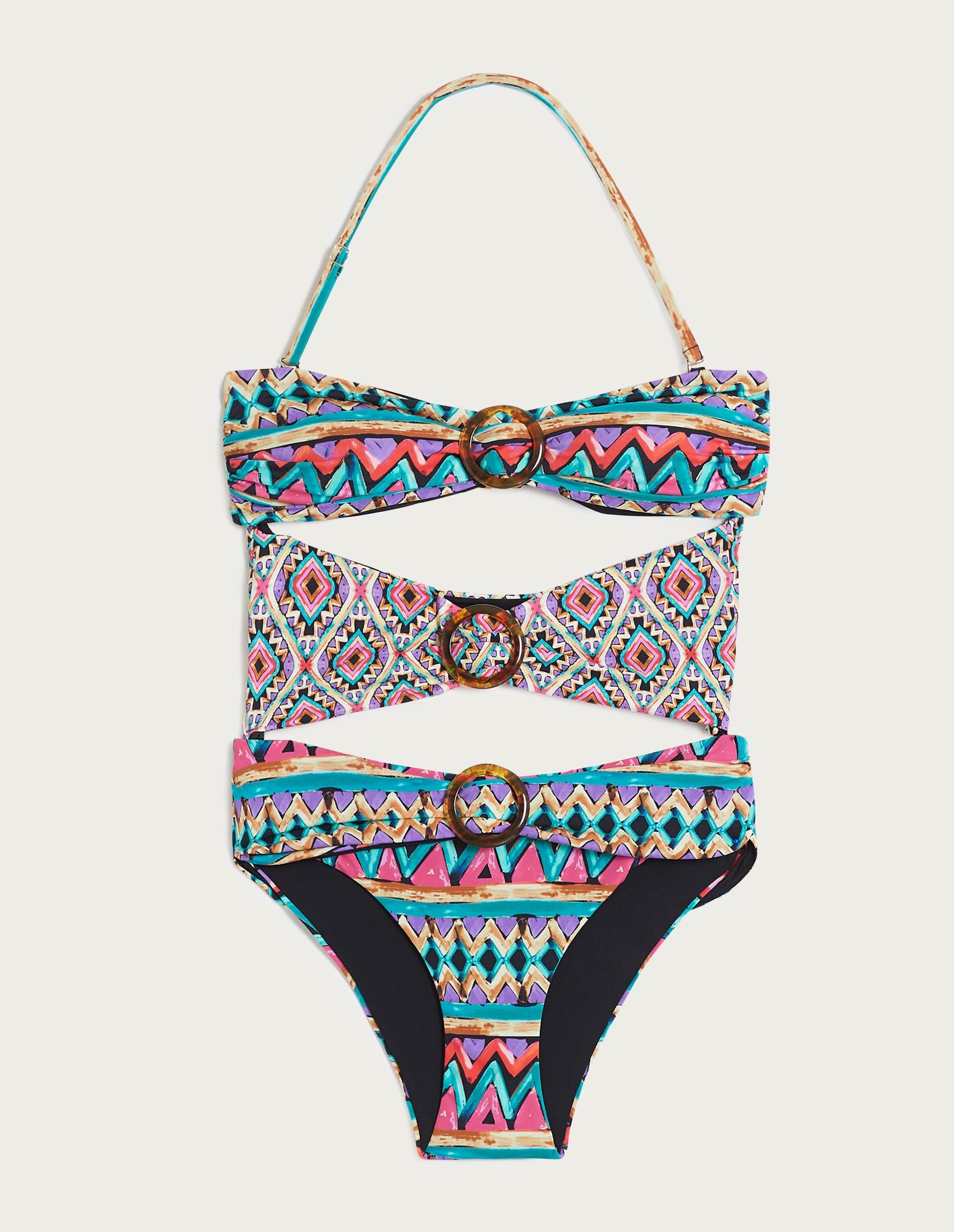 Padded one-piece swimsuit - Lamu