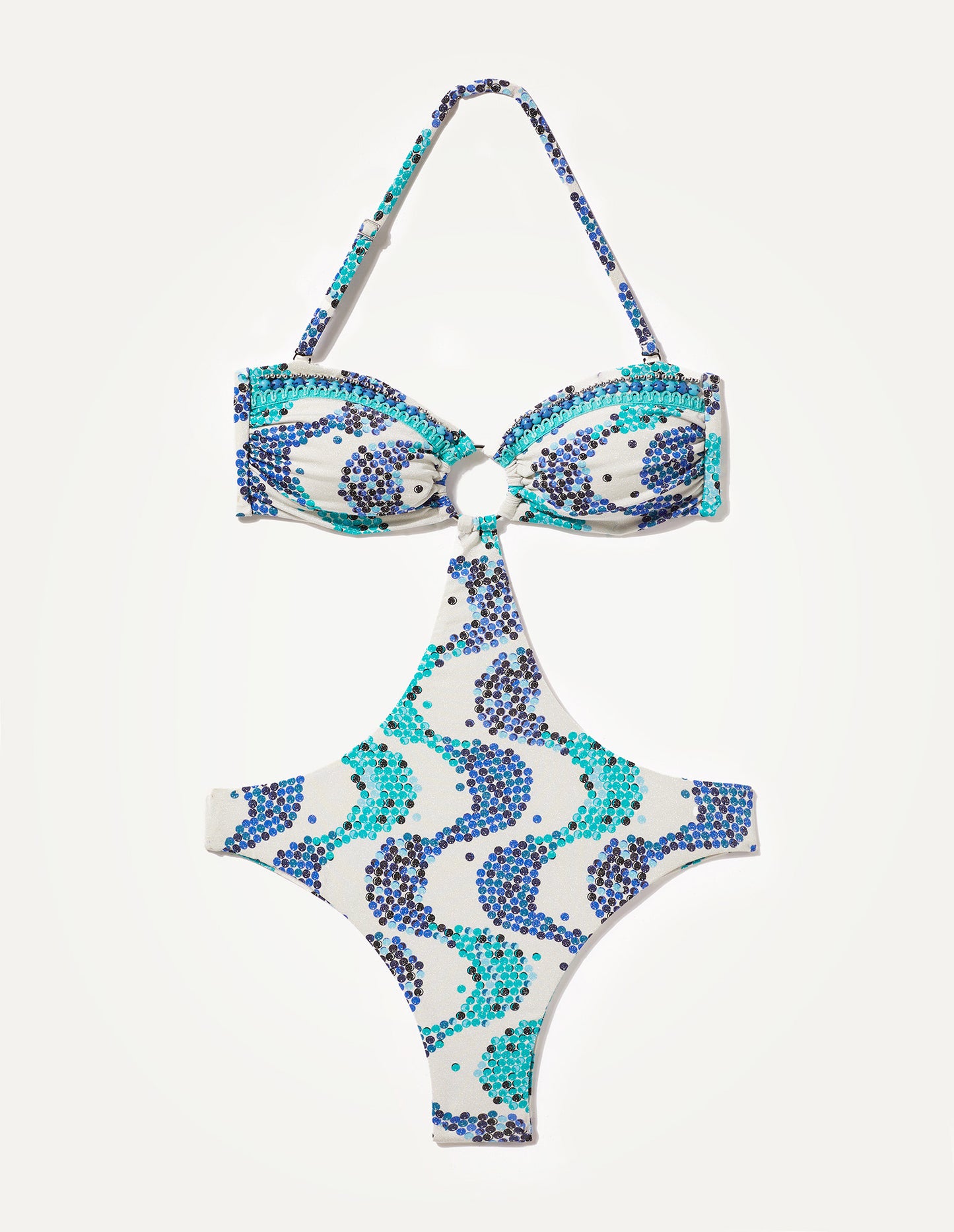 One-piece swimsuit w/remov. cup inserts - Rio to Milan