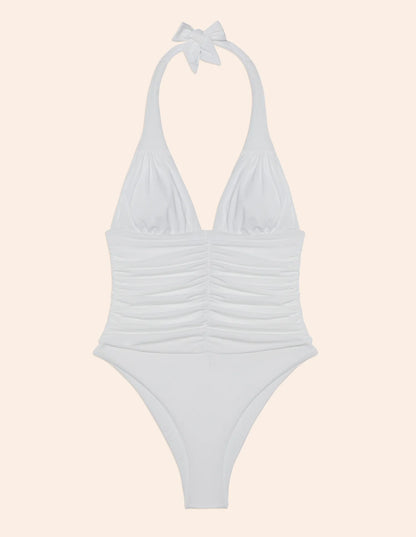 Drapery - One-piece swimsuit w/remov. cup inserts