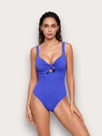 Textured - Shaping padded one-piece