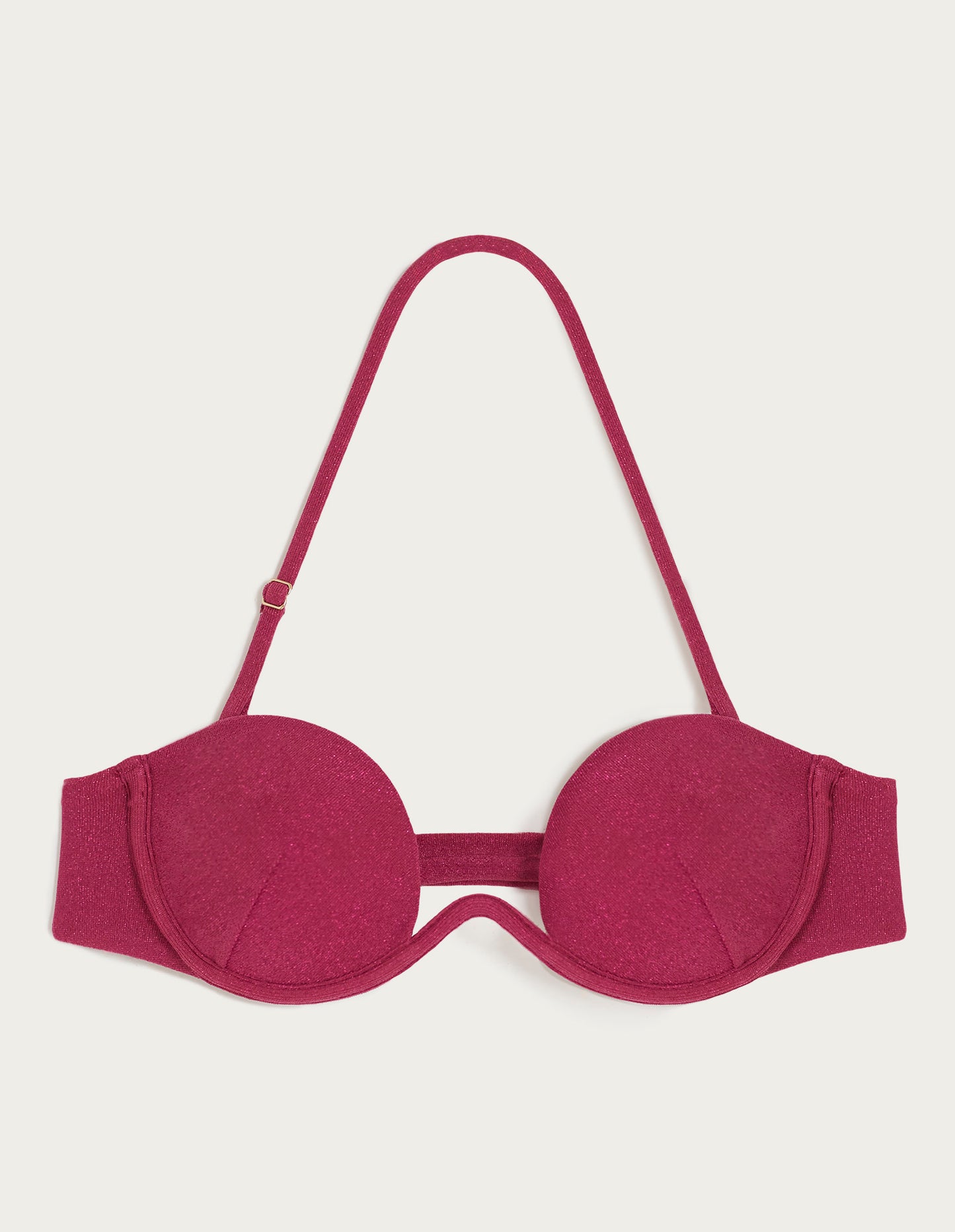 Padded bandeau bikini bra - Bright