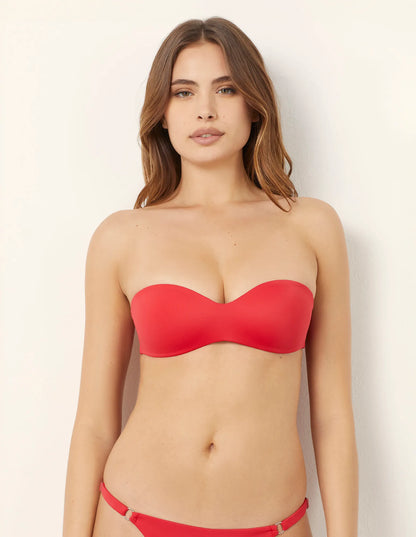 Essentials - Postavljeni bandeau bikini grudnjak