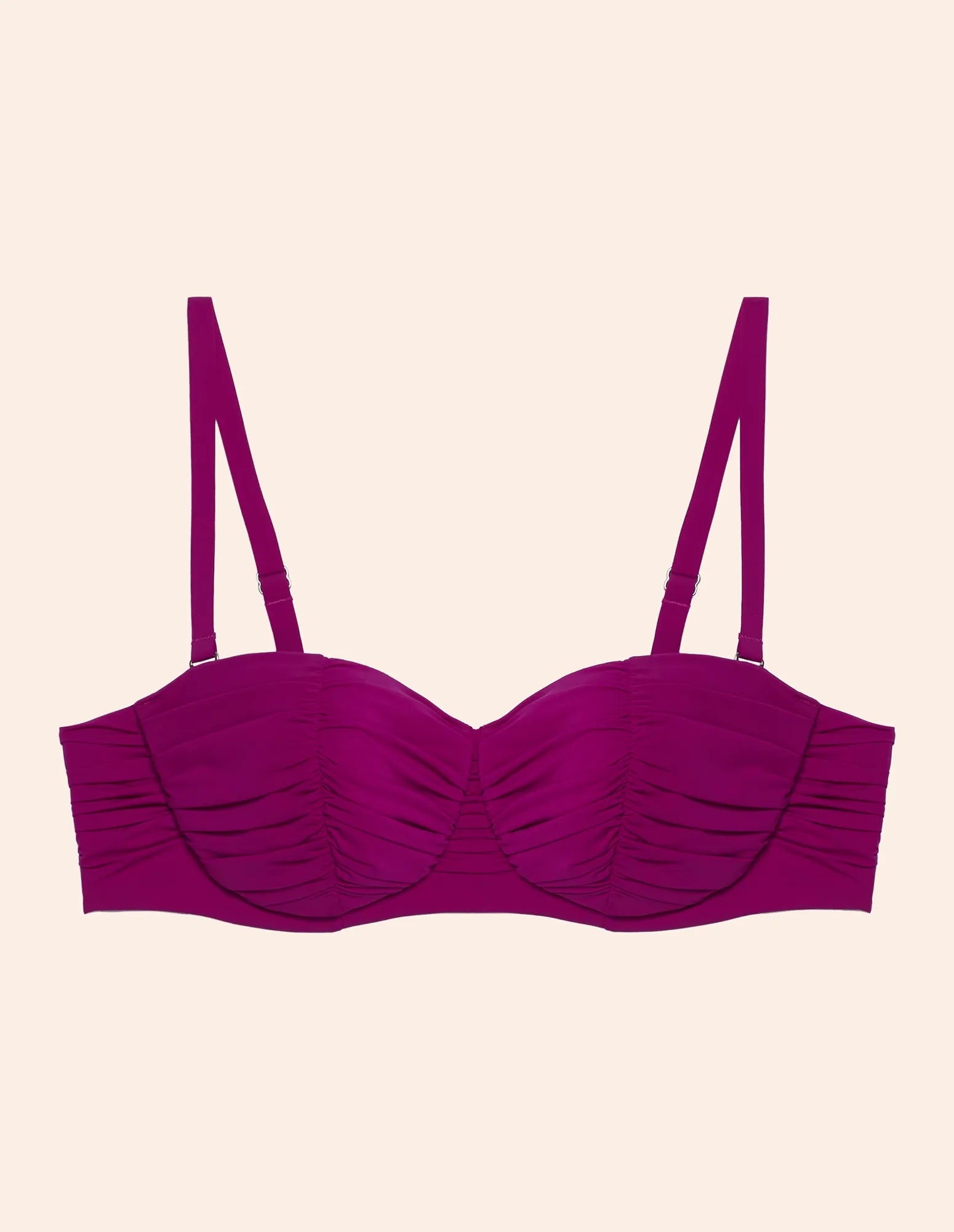 Drapery - Postavljeni trouglasti bikini grudnja