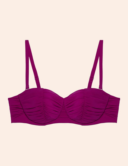 Drapery - Padded bandeau bikini bra