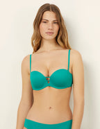 Essentials - Push-up bandeau bikini bra