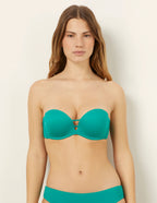 Essentials - Push-up bandeau bikini bra