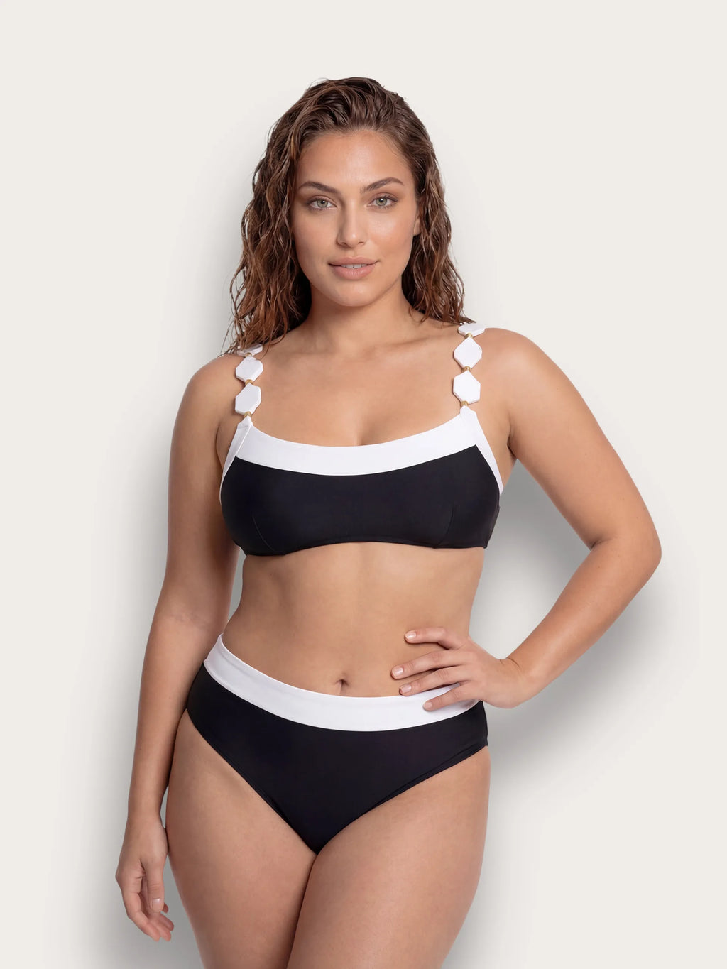 Sculpt Fashion - Ženski srednje dubok donji dio bikinija