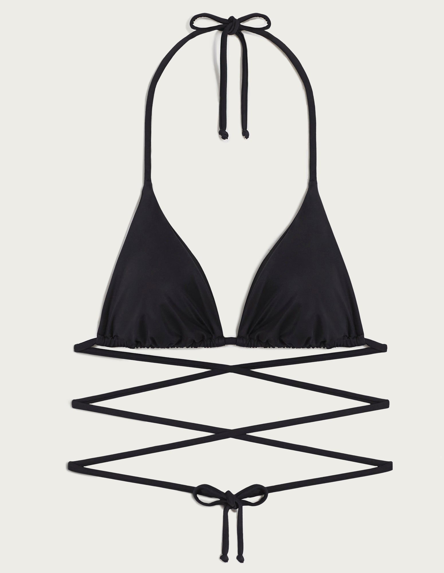 Sliding triang.bik.bra w/rem.cup inserts - Essentials