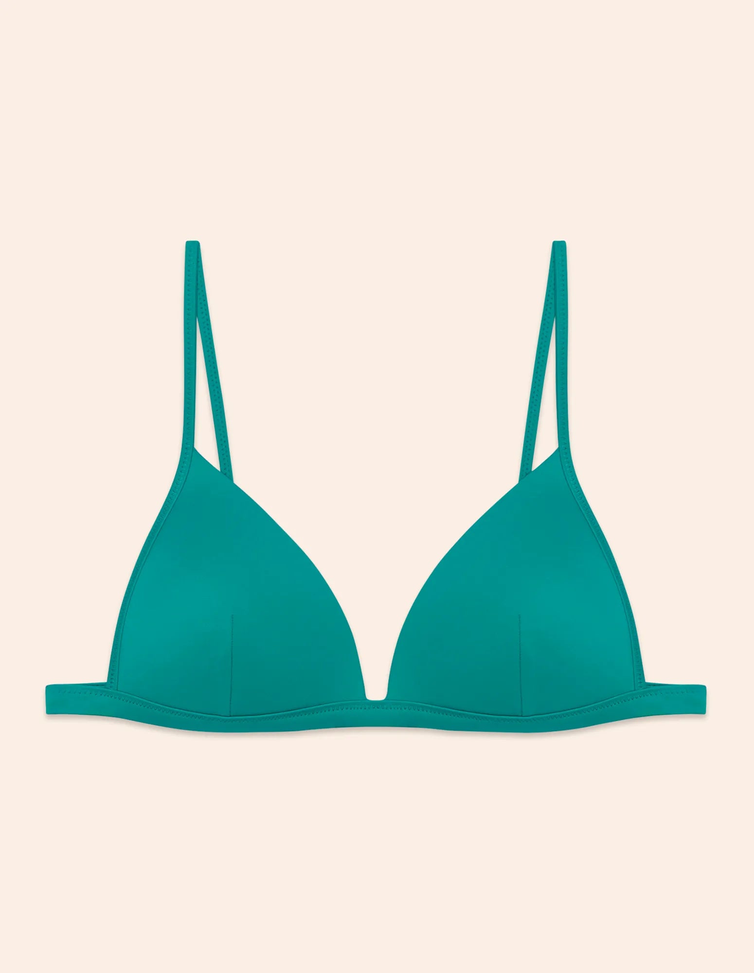 Essentials - Postavljeni trouglasti push up bikini grudnjak
