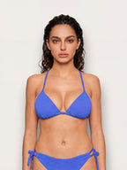 Textured - Sliding triang.bik.bra w/