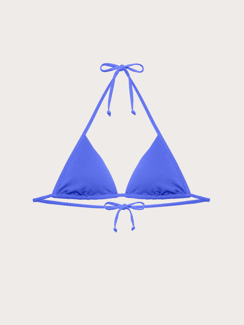 Textured - Sliding triang.bik.bra w/