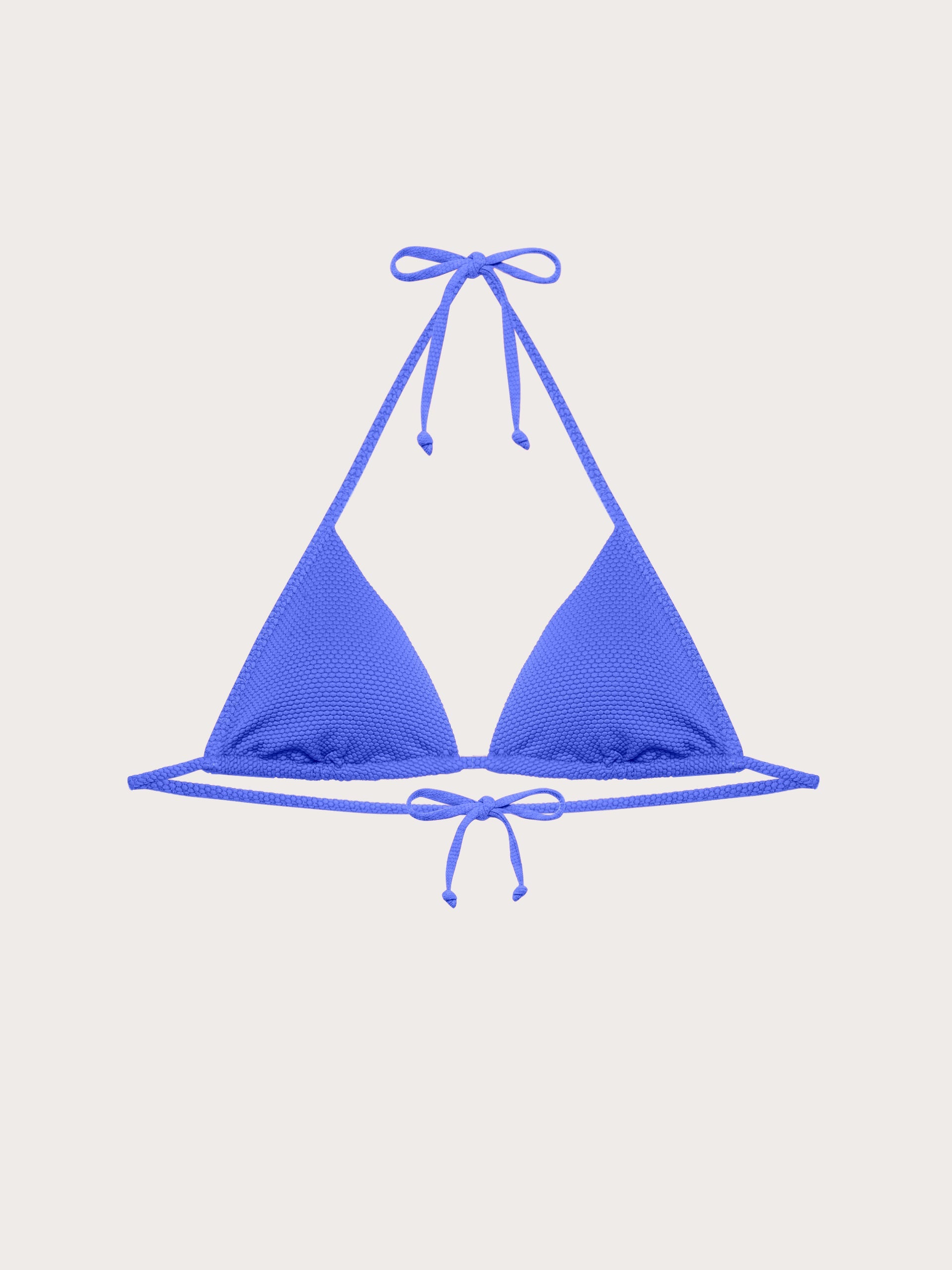 Textured - Sliding triang.bik.bra w/