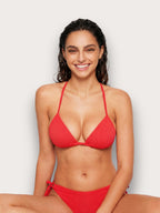 Textured - Sliding triang.bik.bra w/