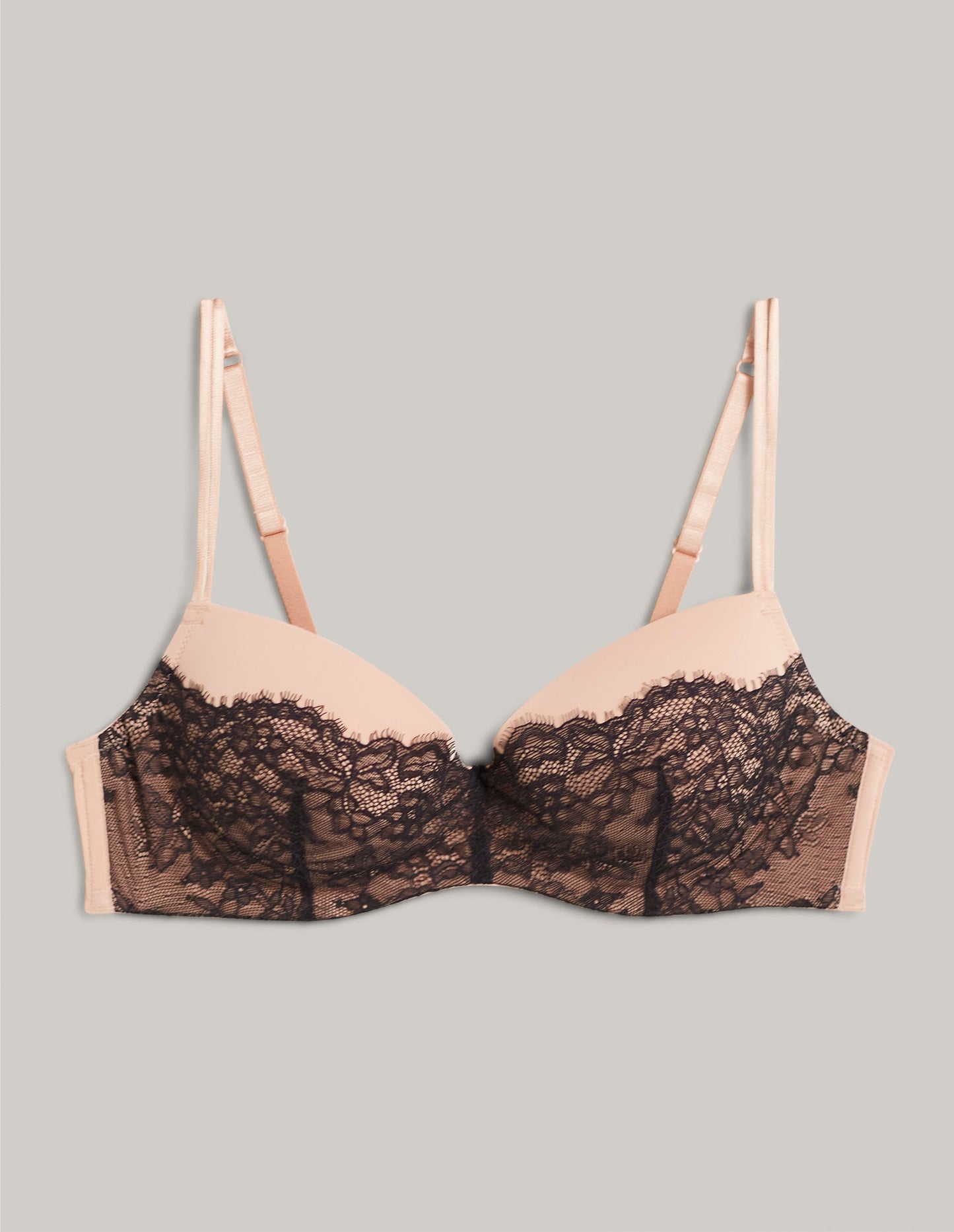 Padded balcony bra in different cup size - Zaniah