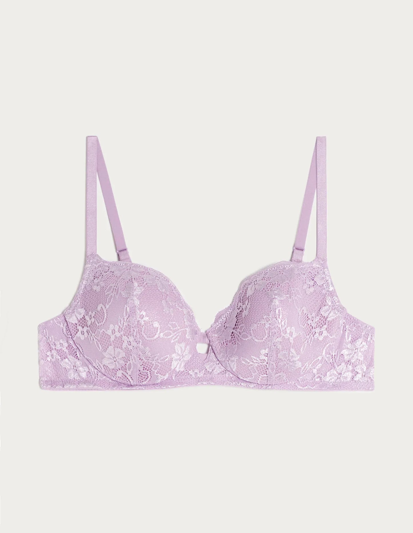 Padded balcony bra in different cup size - Primula color