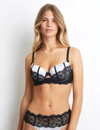 Demetra - Padded balcony bra in different cup size