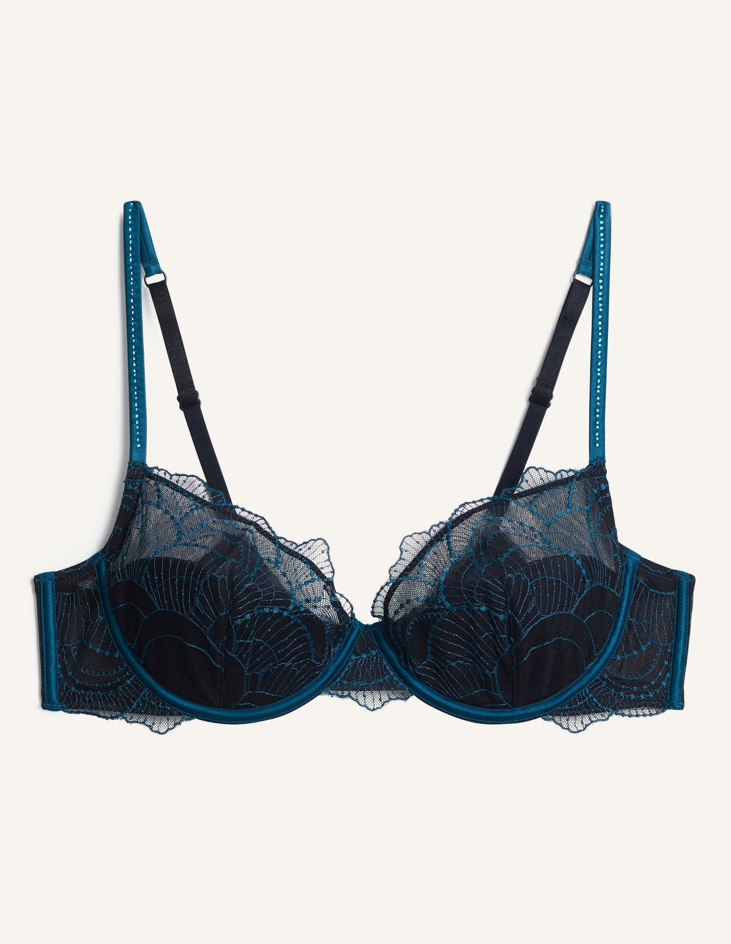 Emerald touch - Woman Balcony bra in different cup sizes