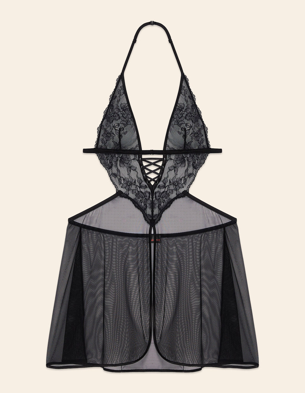 Babydoll_Prive _ Black Cross _Yamamay Albania