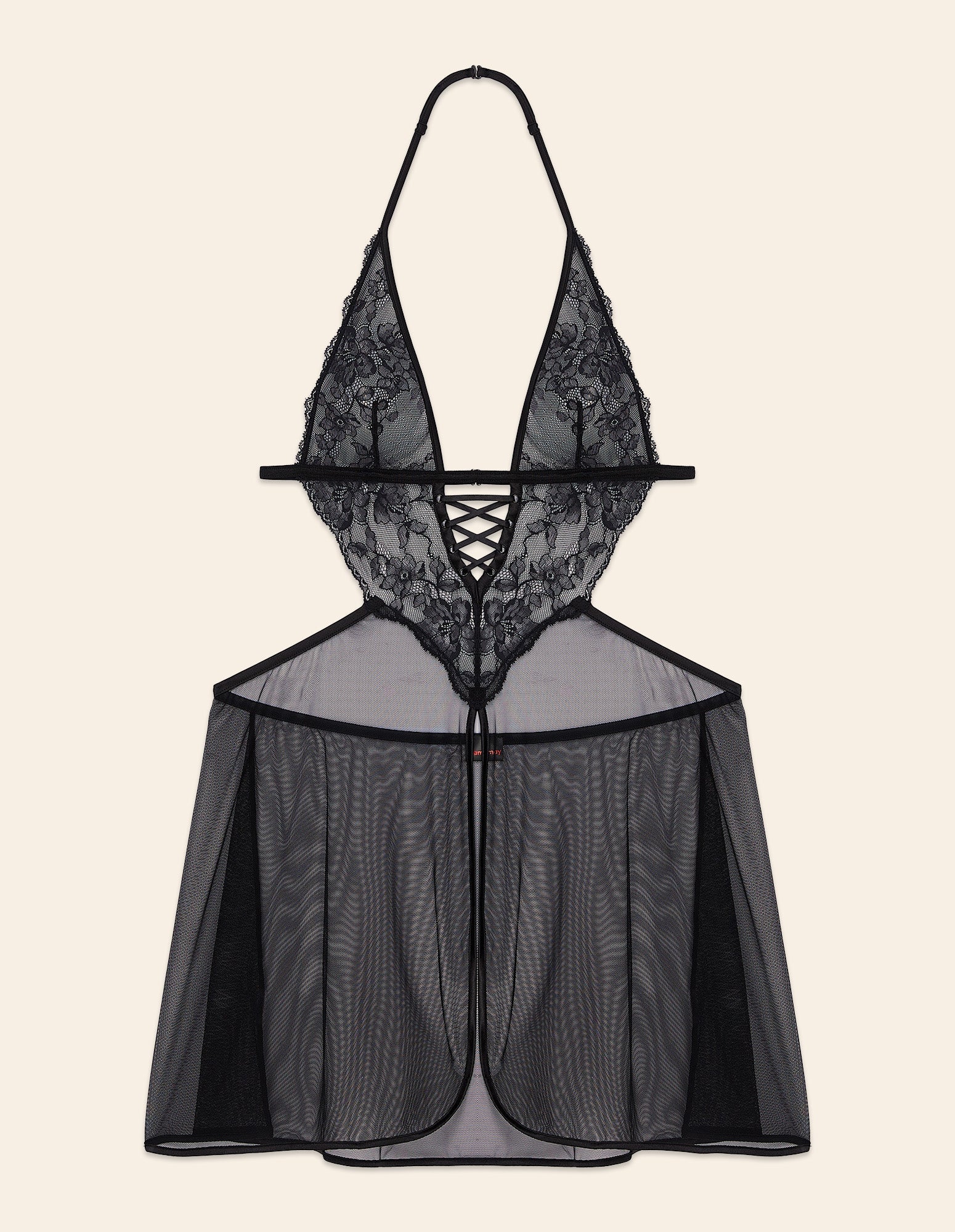 Babydoll_Prive _ Black Cross _Yamamay Albania