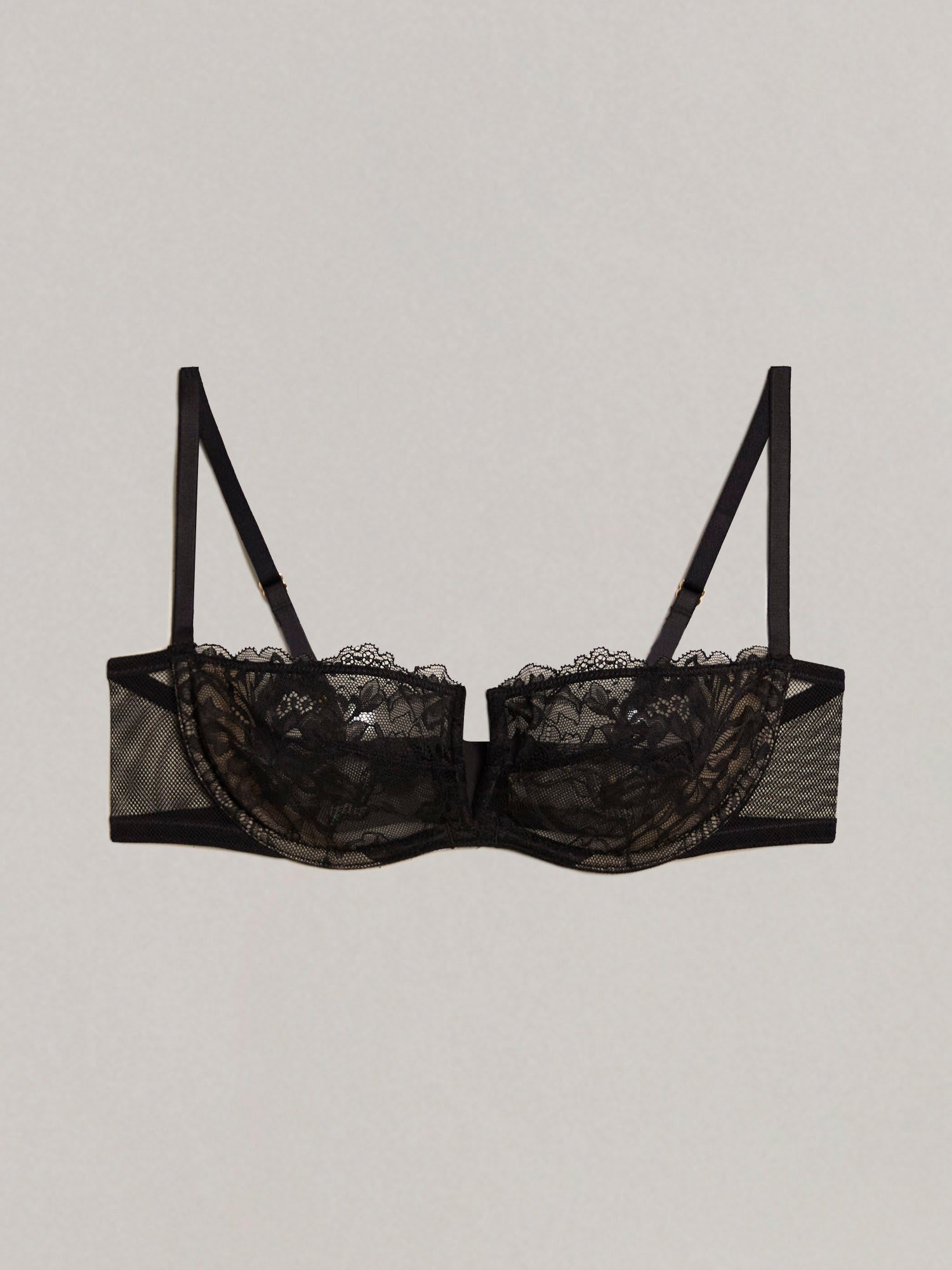 Bandeau bra w/wire - Black dream