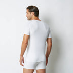 New Simply - Pamučna majica sa V-izrezom