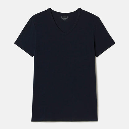 V-neck plain cotton man's t-shirt - New Simply
