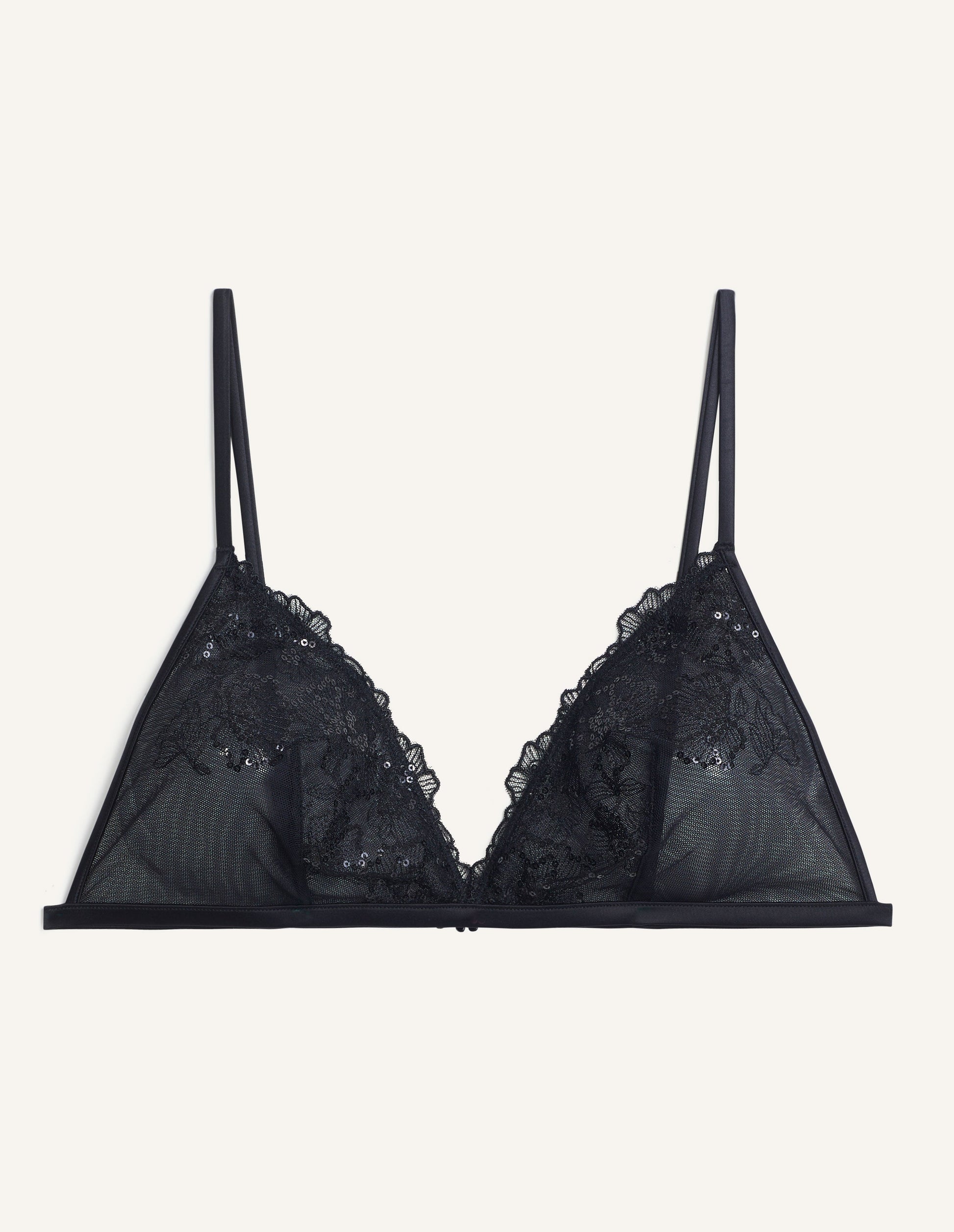 Black elegance - Woman Triangle bra