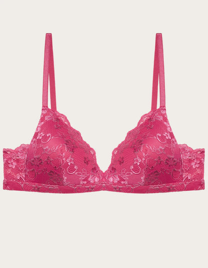 Primula color - Padded triangle push up bra