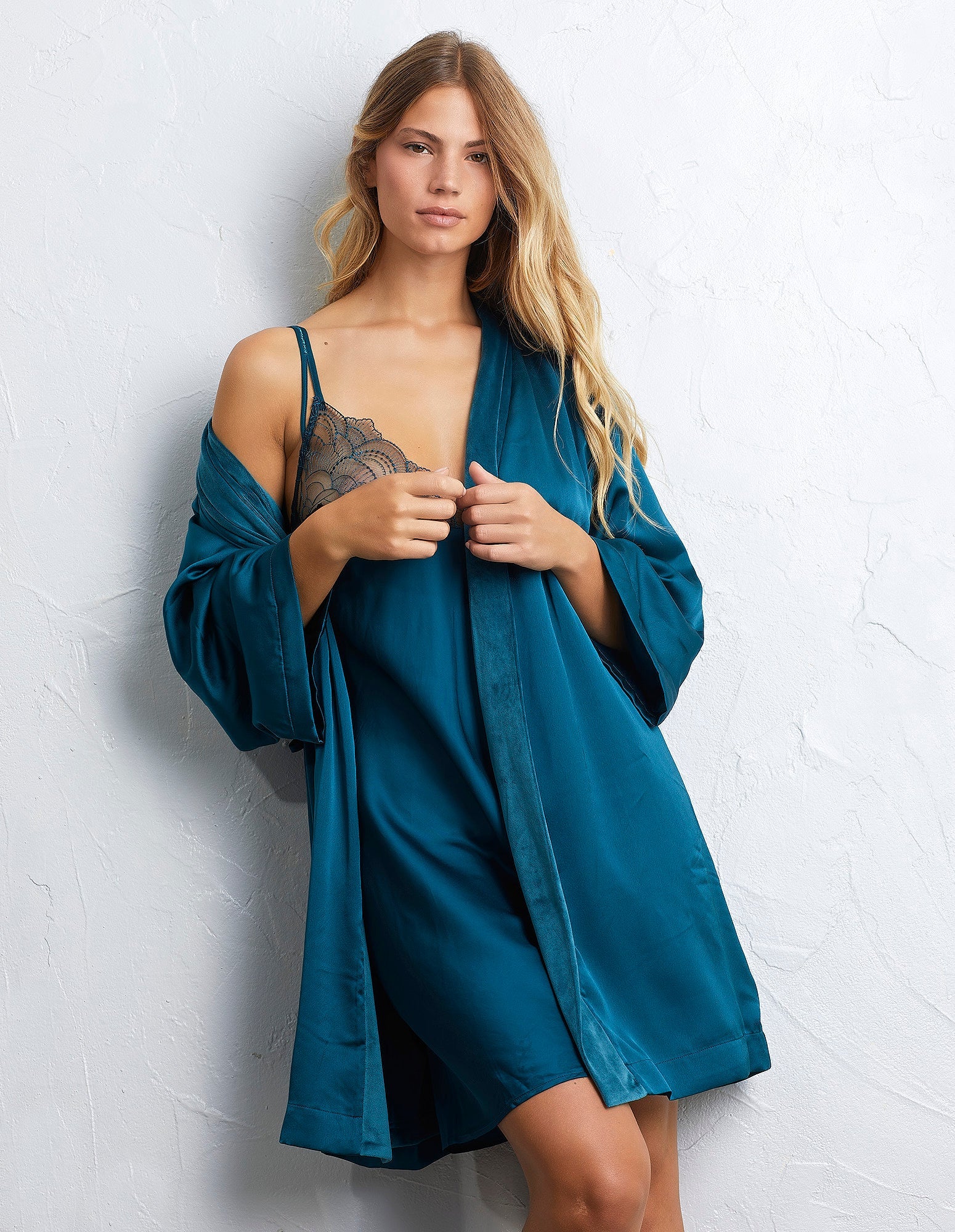 Emerald touch - Woman Kimono