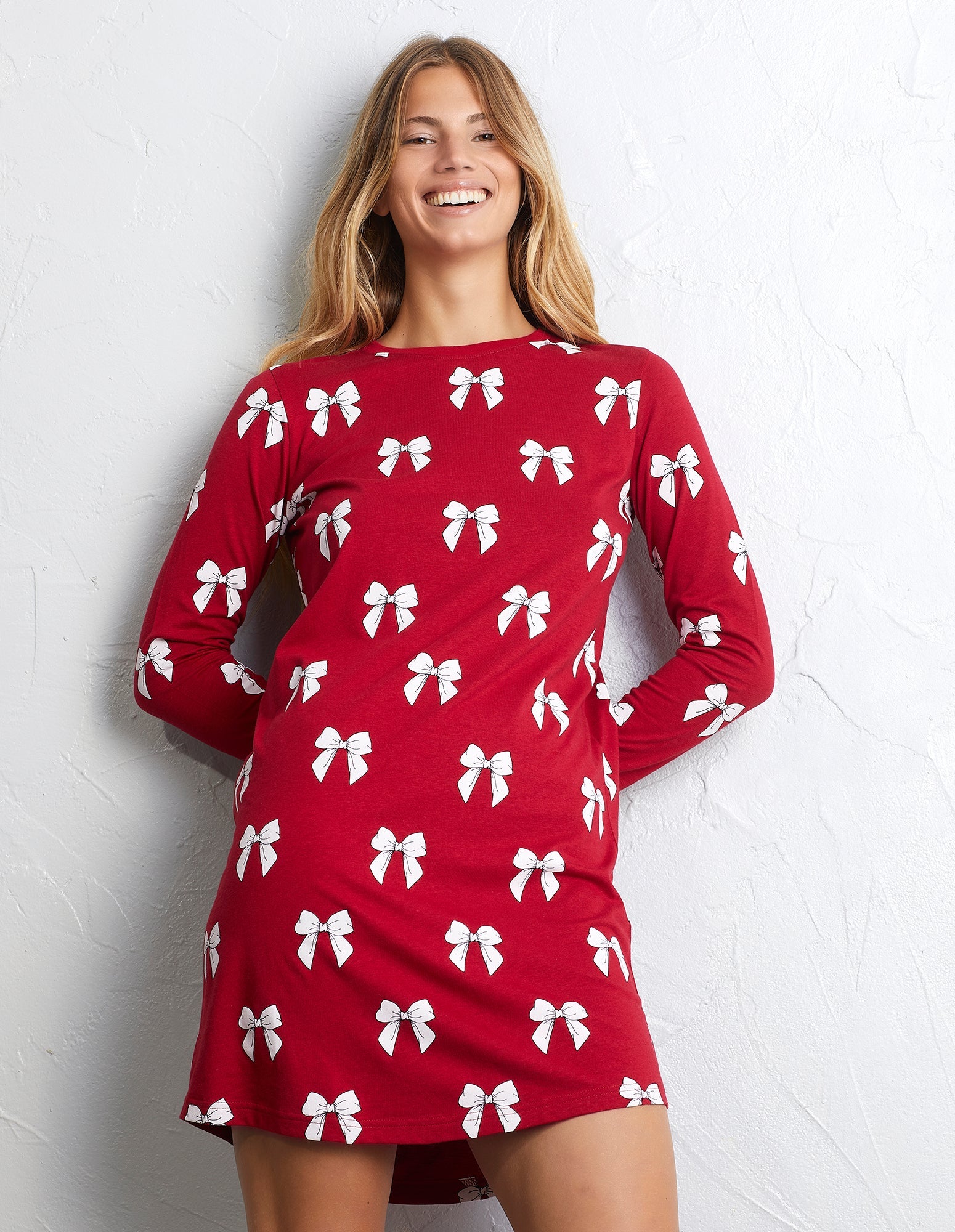 Bow Lover - Woman Long-sleeve nightshirt