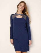 Long_sleeve nightshirt_Modal_Lace _Yamamay Albania