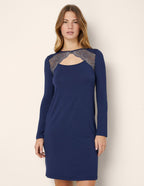 Long_sleeve nightshirt_Modal_Lace _Yamamay Albania