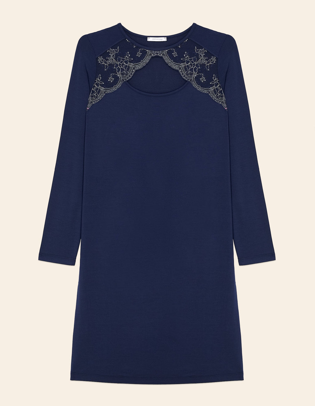 Long_sleeve nightshirt_Modal_Lace _Yamamay Albania