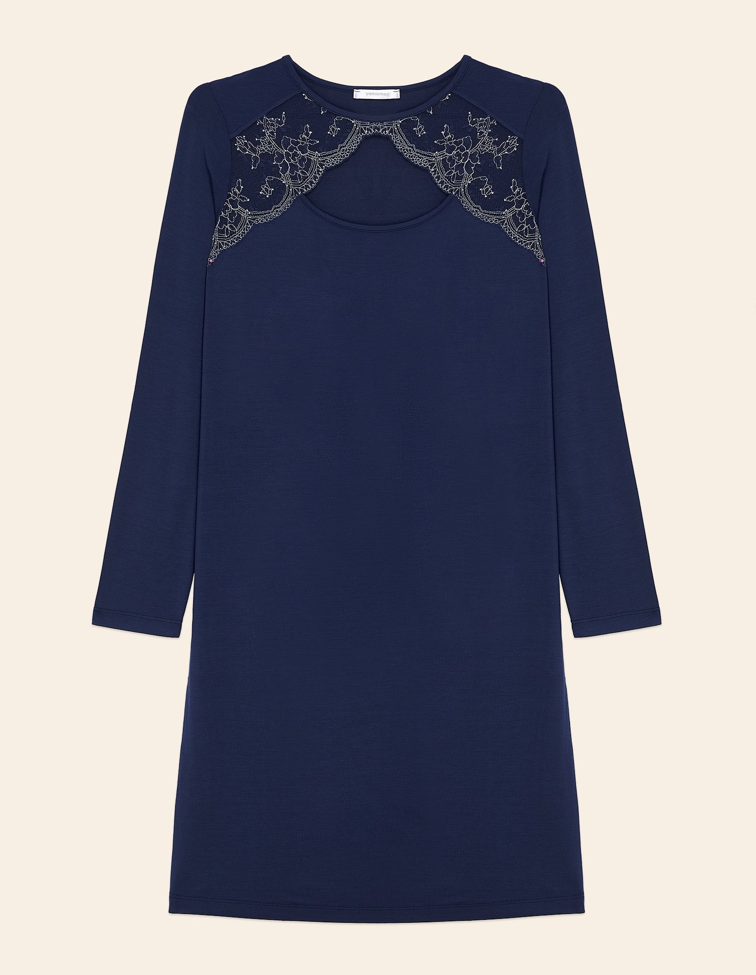 Long_sleeve nightshirt_Modal_Lace _Yamamay Albania