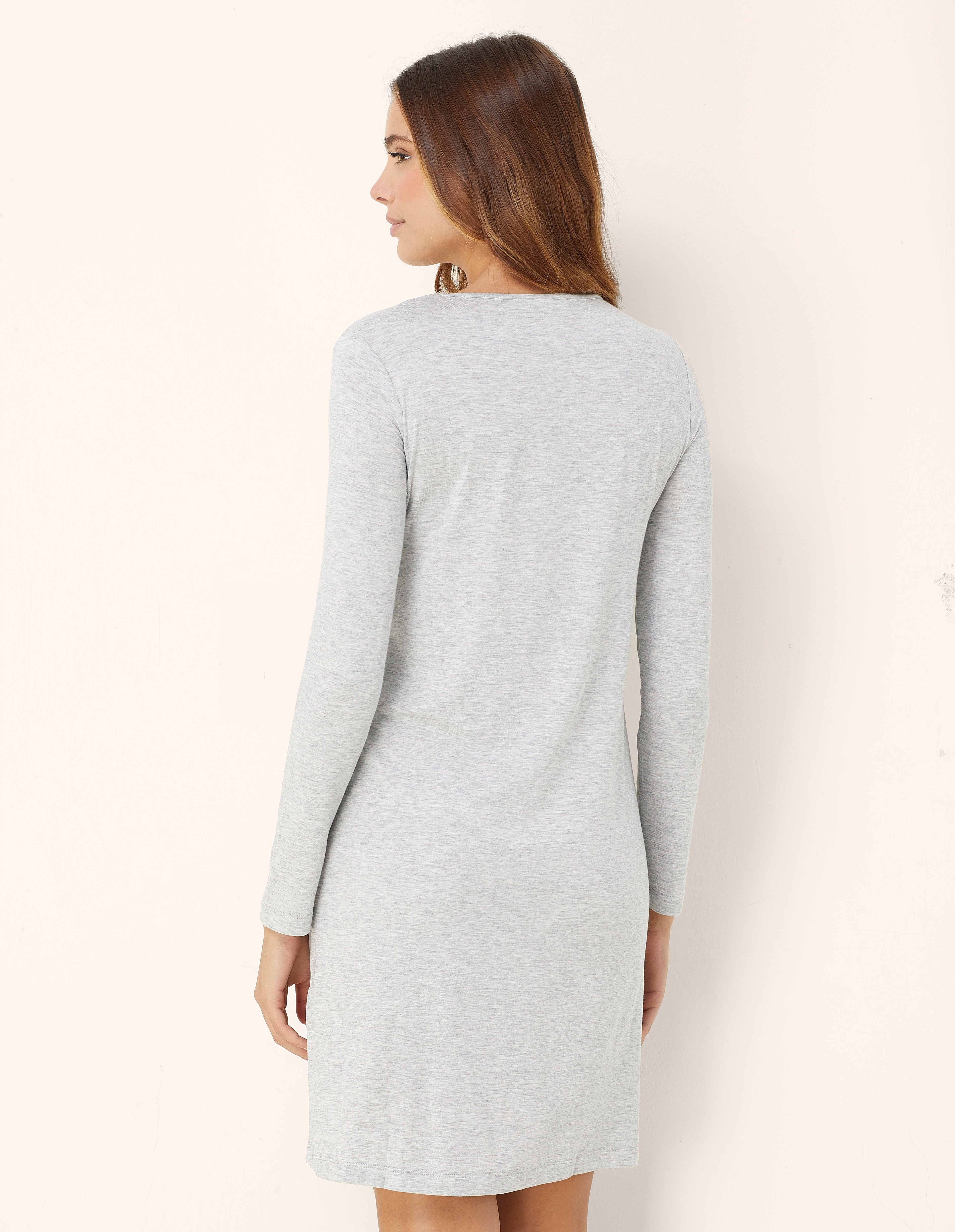 Long_sleeve nightshirt_Modal_Lace _Yamamay Albania