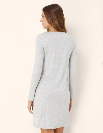 Long_sleeve nightshirt_Modal_Lace _Yamamay Albania