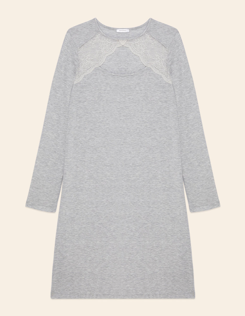 Long_sleeve nightshirt_Modal_Lace _Yamamay Albania