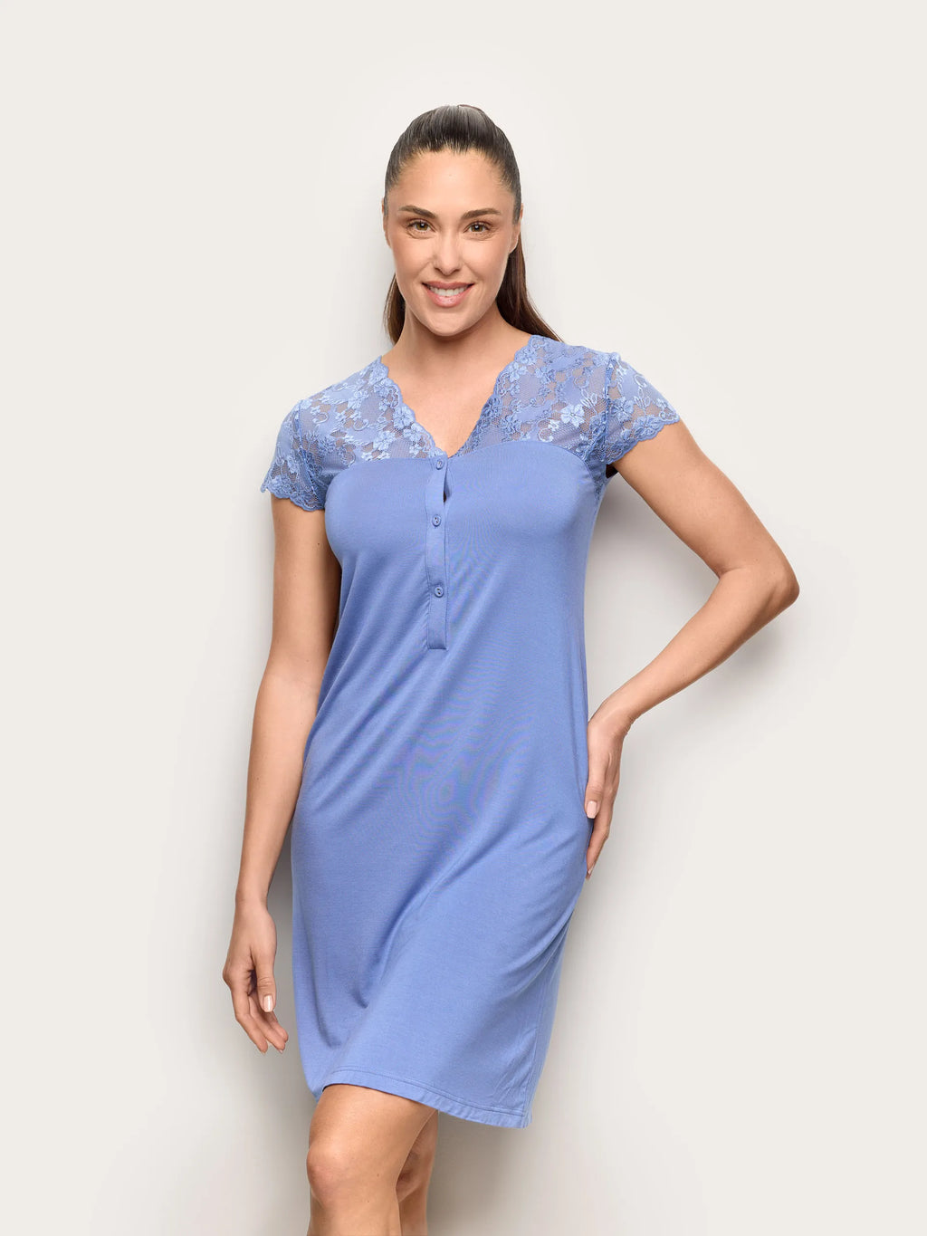 Yamamay Montenegro Short-sleeve nightshirt | PCCD191001_038_01.jpg