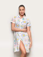 Yamamay Montenegro Short-sleeve nightshirt | PCCD191005_128_01.jpg